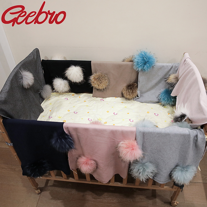 Baby Swaddle Blanket - Geebro-Manta de lana cálida para recién
