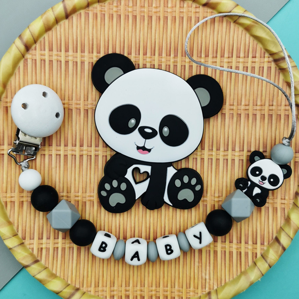 Baby Teethers - Clips de Silicona Personalizados con Nombre