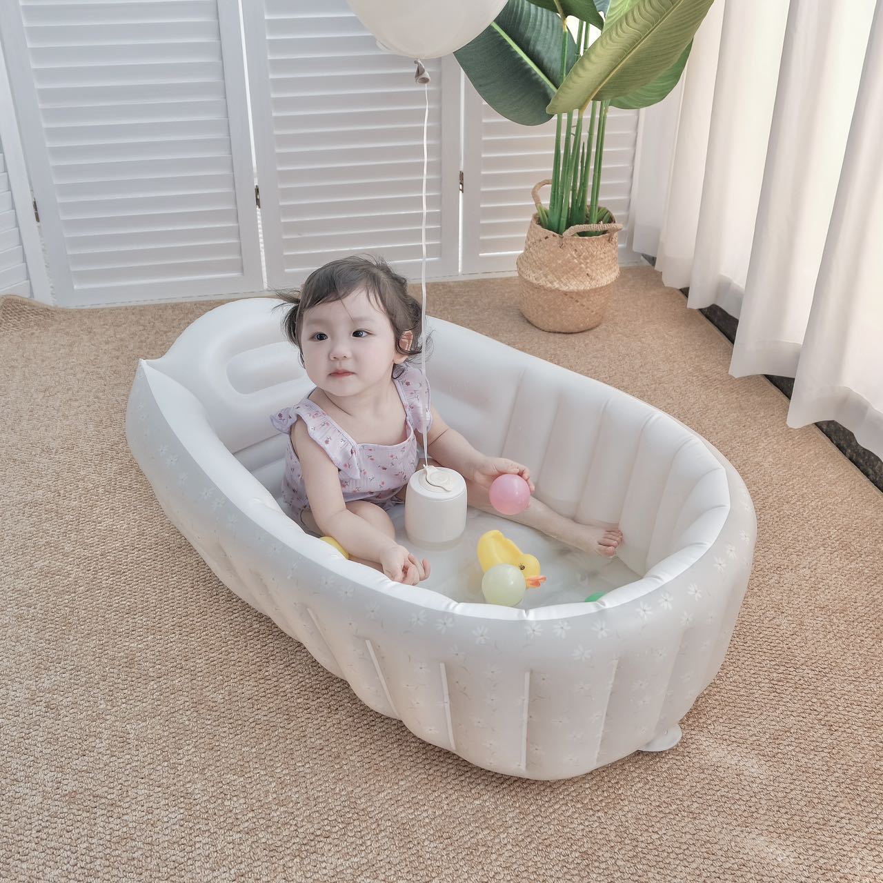 Baby Products For Bathing - Bañera inflable de dibujos animados para