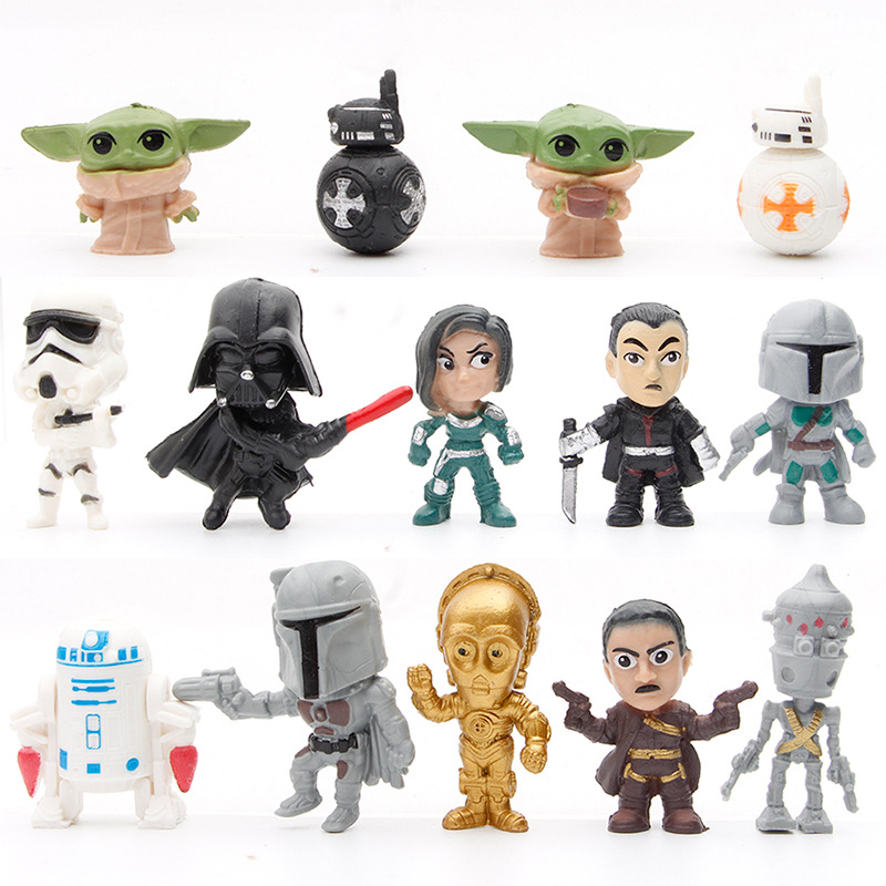 Baby Yoda Products - 14-16 unids/set Darth Vader The Manda