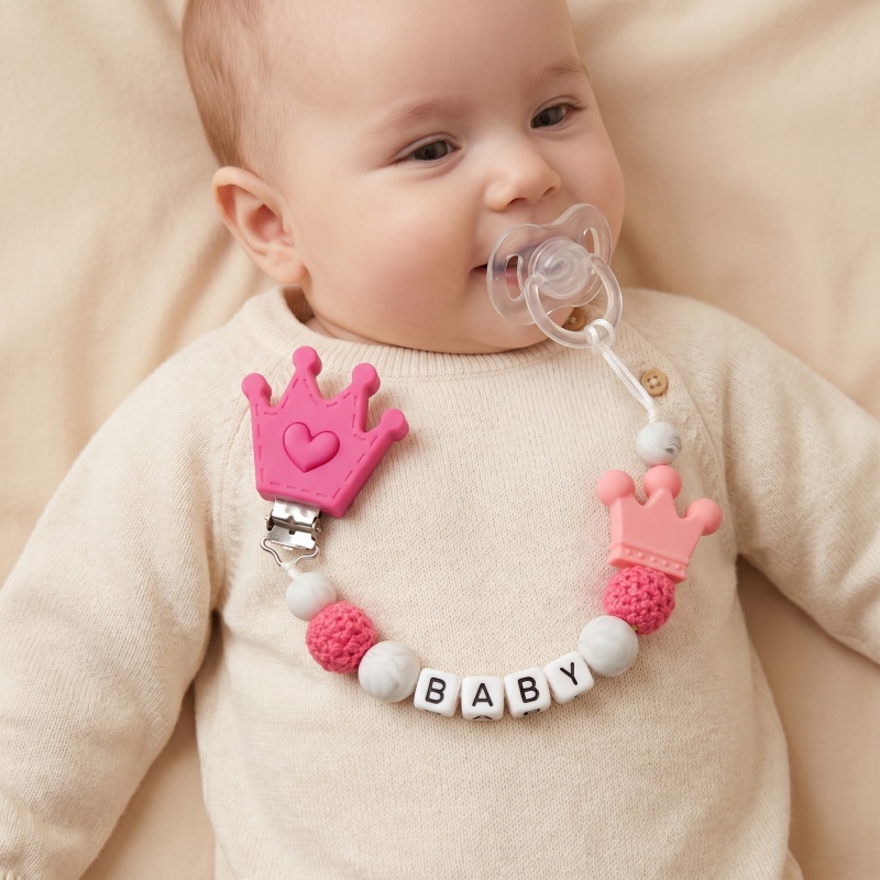 Baby Teethers - Clip Personalizado para Chupete de Bebé