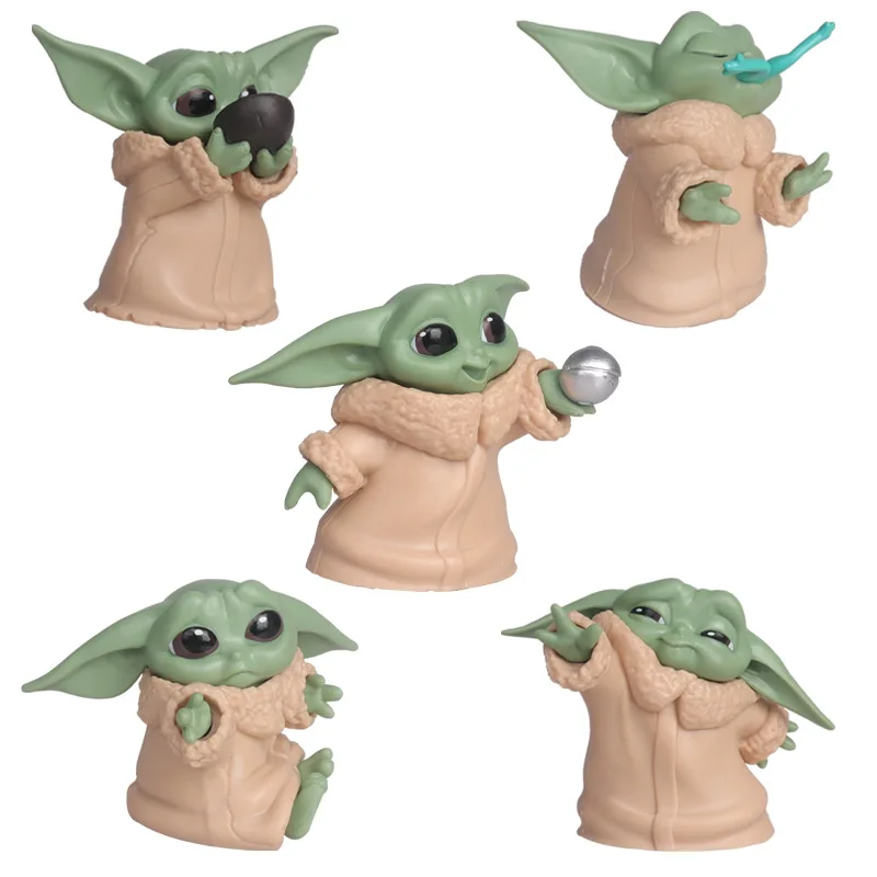 Baby Yoda Products - Bandai - Juego de 5 Figuras