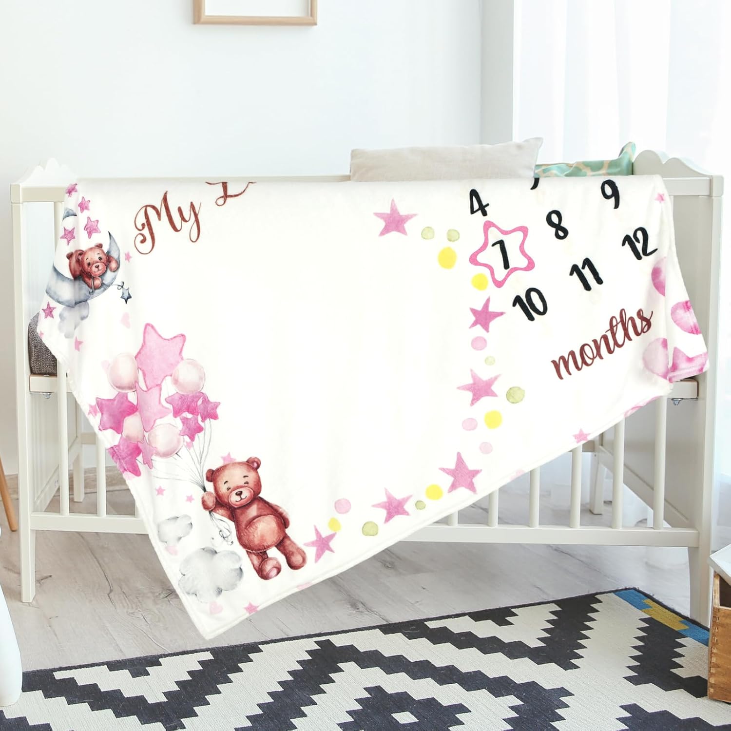 VIKAMA, manta mensual para fot - Baby Swaddle Blanket reseña y precio