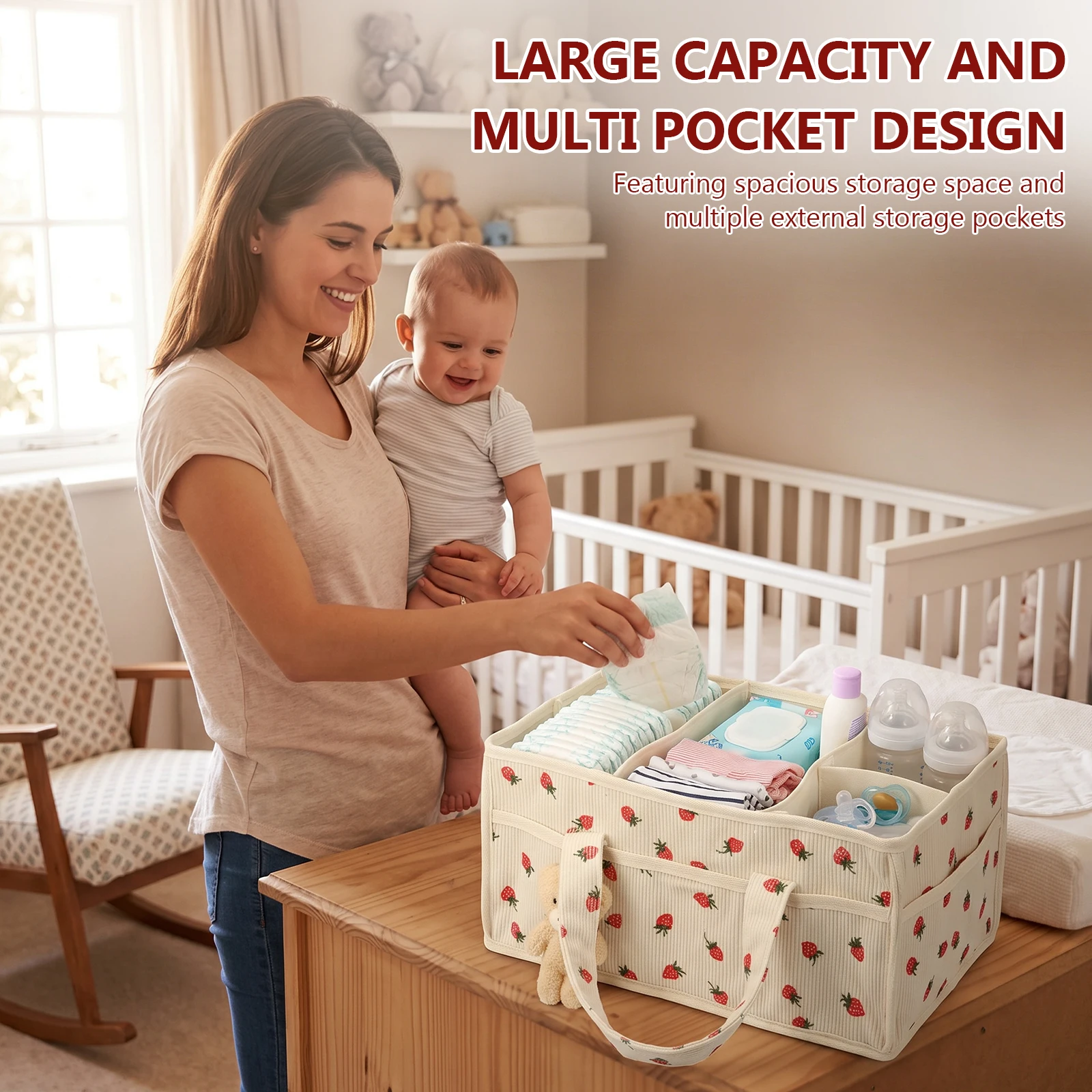 Cesta Organizadora de Toallita - Baby Products Organiser reseña y precio