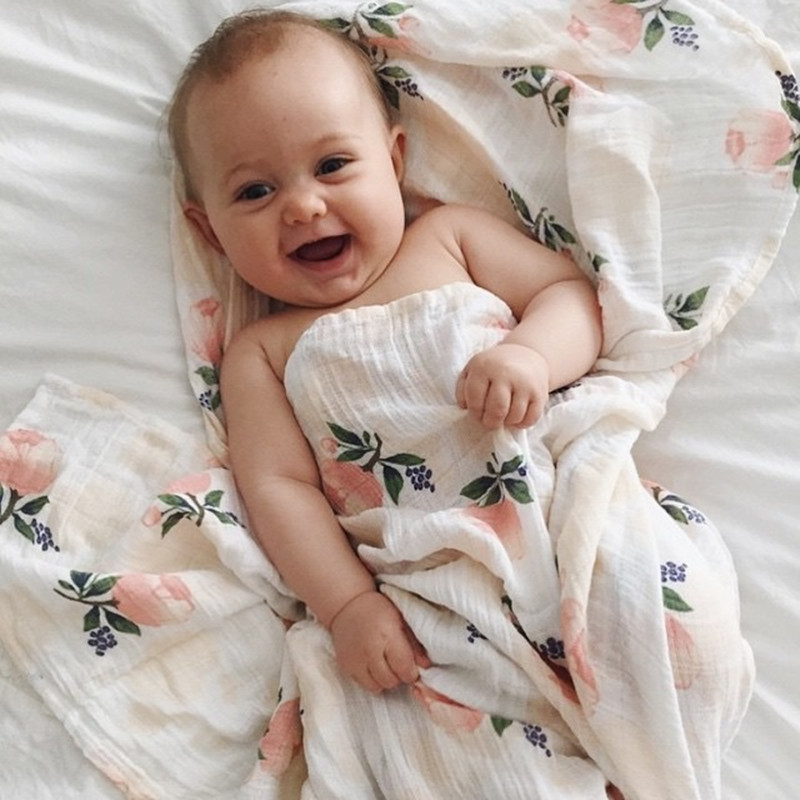 Rosa 120x120cm 70% bambú 30% a - Baby Swaddle Blanket reseña y precio