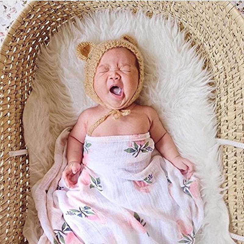 Rosa 120x120cm 70% bambú 30% a - Baby Swaddle Blanket reseña y precio