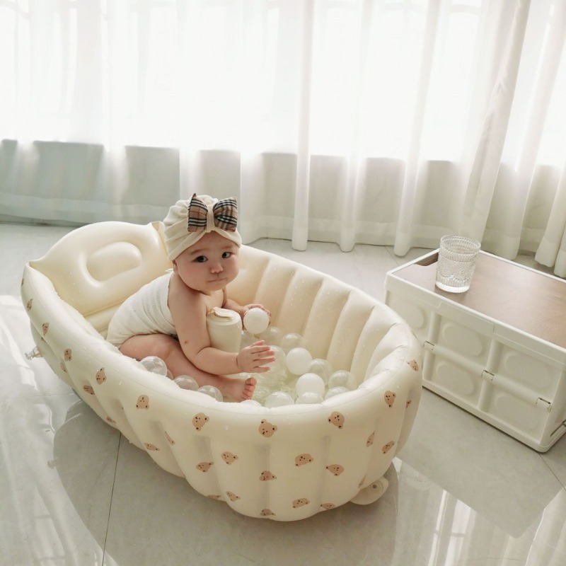 Bañera inflable de dibujos ani - Baby Products For Bathing reseña y precio