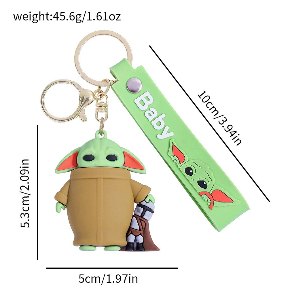 Set de Llaveros de Silicona 3D - Baby Yoda Products reseña y precio