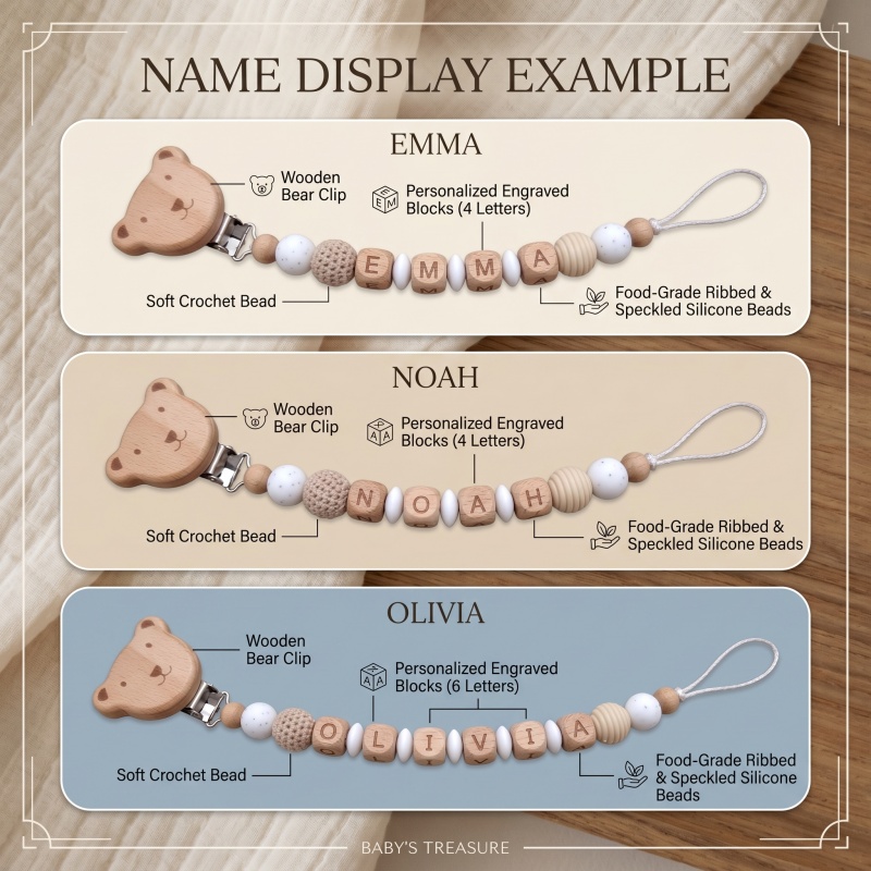 Clip para Chupón Personalizado - Baby Teethers reseña y precio